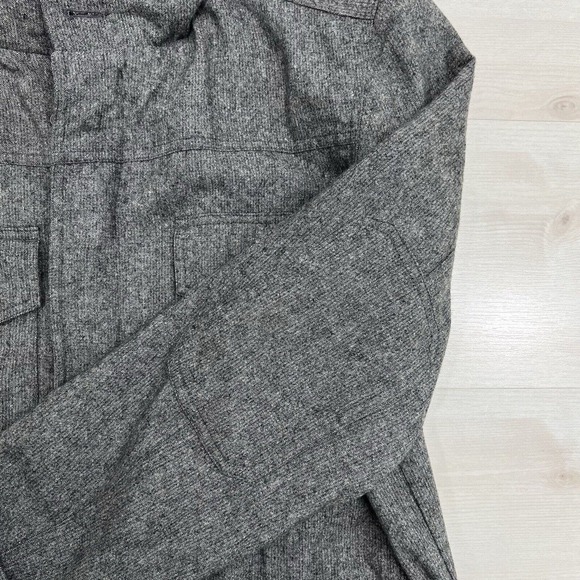 Buckle BKE Jacket Mens Medium Gray Wool Blend Western Cowboy Lined Snap And Zip - Picture 13 of 16